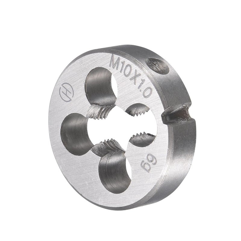 TOP-VIGOR M10 x 1mm Metric Tap and Die Set, Right Hand Machine Thread Tap with Round Threading Die for Making or Repairing Threads on Iron, Copper, Steel and Other Metal Materials - Image 4